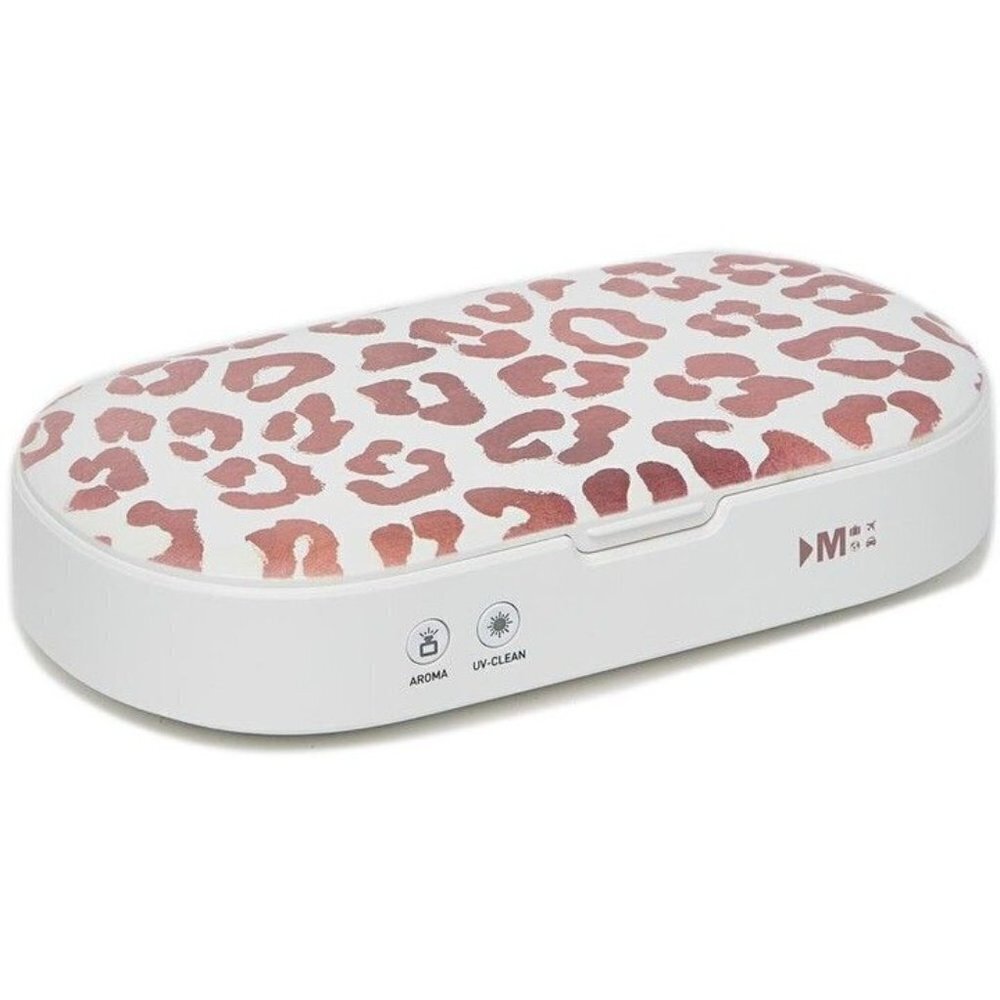 New MYTAGALONGS UV Sanitizer Kit Rose Gold Leopard Print NIB